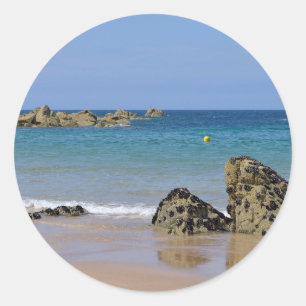 Adesivo Redondo Praia do Prévenon na França