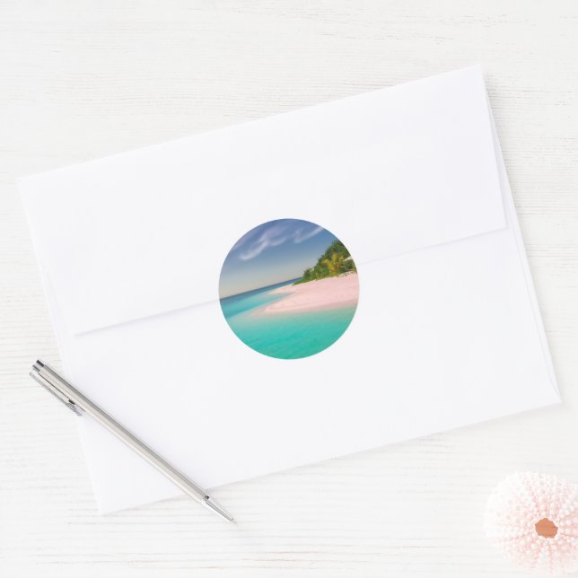 Adesivo Redondo praiano  (Envelope)