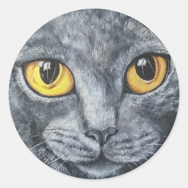 Adesivo Redondo Prata e Dourado (Frente)