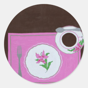 Adesivo Redondo "Pratos de Dallmayr"