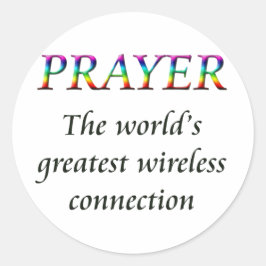 ADESIVO REDONDO PRAY