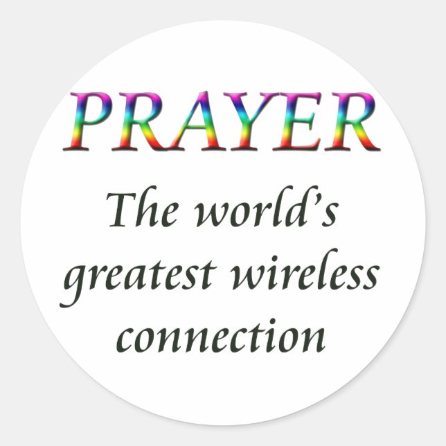 ADESIVO REDONDO PRAY (Frente)