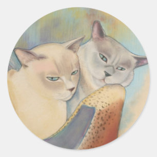 Adesivo Redondo Precioso & Romeo de Tonkinese
