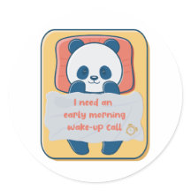 Preciso de uma chamada de acordar de manhã cedo