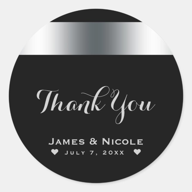 Adesivo Redondo Prefeito do Partido Janto Chic Elegante de Black & (Frente)