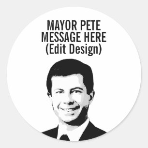 Adesivo Redondo Prefeito Pete Personalizado