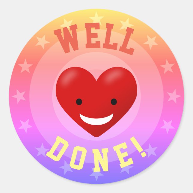 Adesivo Redondo Prêmio Bem Concluído (Frente)