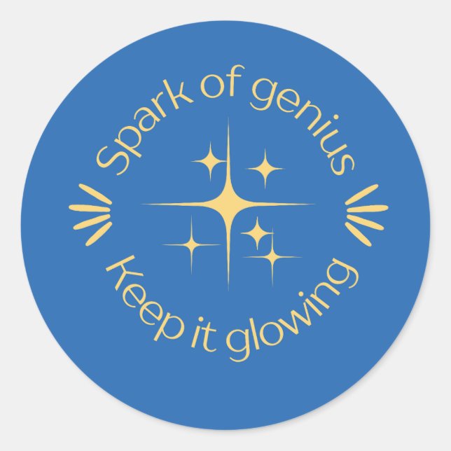 Adesivo Redondo Prêmio de professor de diamante azul-claro (Frente)