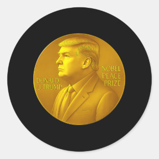 Adesivo Redondo Prêmio Trump para a Paz
