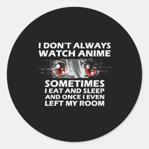 Adesivo Redondo Presente de Anime para Meninas Adolescentes Mulher
