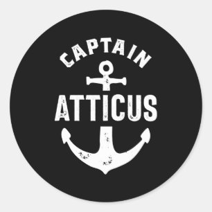 Adesivo Redondo Presente de Aniversário do Nome Personalizado Att