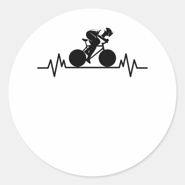 Adesivo Redondo Presente de Bicicleta de Bicicleta de Bicicleta de (Frente)