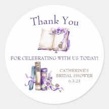 Presente de chuveiro Lilac Um Novo Capítulo Começa