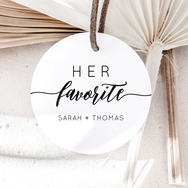 Adesivo Redondo Presente de Favor Grafológico Moderno Favorito Del (Criador carregado)