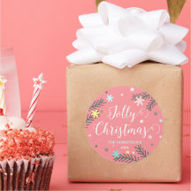 Presente de Natal Colorida Jolly