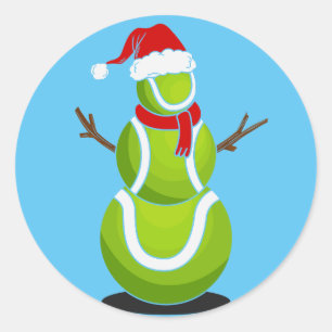 Adesivo Redondo presente de natal tênis