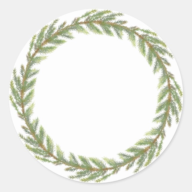 Adesivo Redondo Presente de Pote Mason Caseiro Rústico de Natal (Frente)