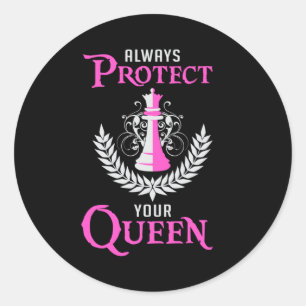 Adesivo Redondo Presente do Conselho do Xadrez Conselho do Xadrez 