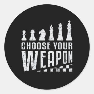 Adesivo Redondo Presente do Conselho Xadrez do Xadrez do Conselho 