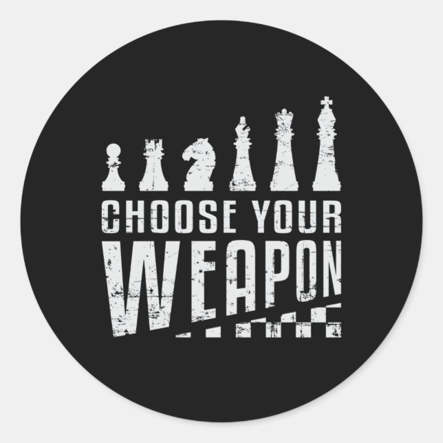 Adesivo Redondo Presente do Conselho Xadrez do Xadrez do Conselho  (Frente)