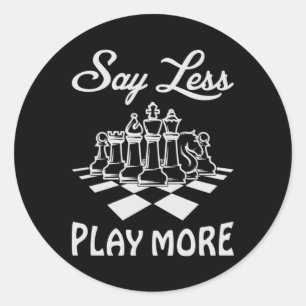 Adesivo Redondo Presente do Conselho Xadrez do Xadrez do Conselho 