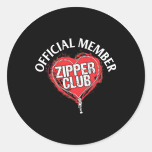 Adesivo Redondo Presente do Membro do Clube Zipper Oficial de Ciru
