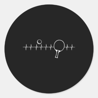 Adesivo Redondo Presente Engraçado de Ping Pong para Homens Mulher