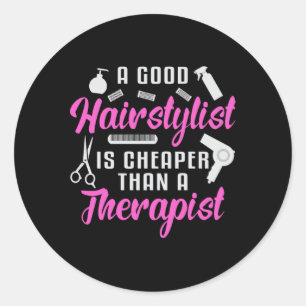 Adesivo Redondo Presente Hair Stylist