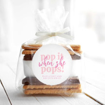 Presente para Chá de Bebê Pink Pop It When She Pop