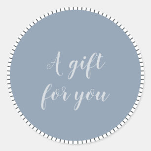 Adesivo Redondo Presente para clientes de pequenas empresas com sc