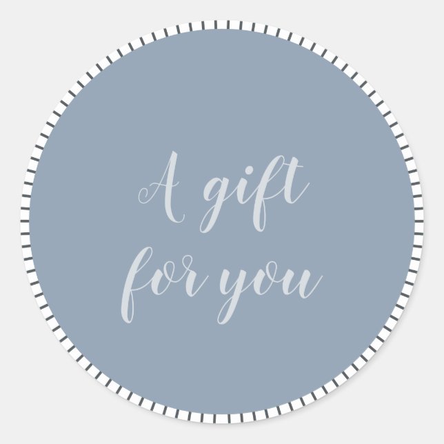 Adesivo Redondo Presente para clientes de pequenas empresas com sc (Frente)