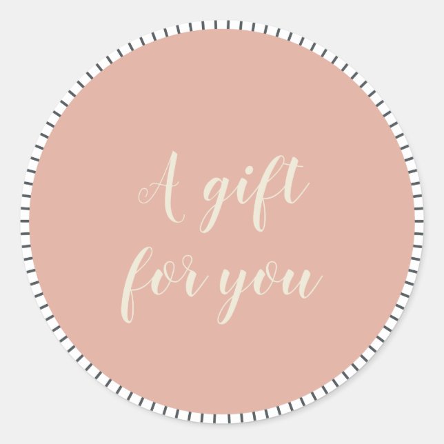 Adesivo Redondo Presente para clientes de pequenas empresas com sc (Frente)