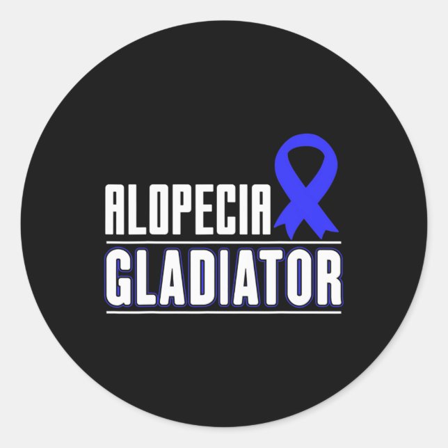 Adesivo Redondo Presente para Doentes com Calvície Spot Alopecia A (Frente)