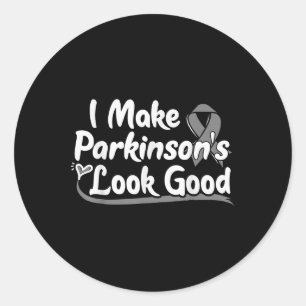 Adesivo Redondo Presente Para Doentes Com Doença De Parkinson Cinz