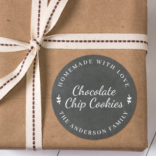 Adesivo Redondo Presente personalizado de fabricação clássico