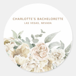 Adesivo Redondo Presente Personalizado para Festa de Despedida de