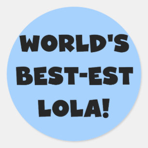 Adesivo Redondo Presente preto e branco do camiseta do Melhor-est