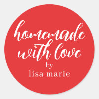Presente Vermelho Personalizado Feito com Amor