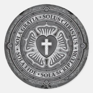 Adesivo Redondo "PRESENTES CRISTÃOS" Luther Rosa Christian Jesus