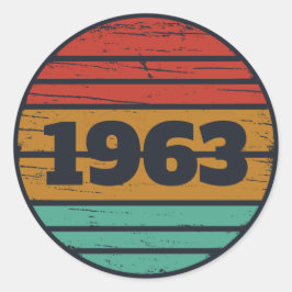 Adesivo Redondo Presentes de aniversário personalizados