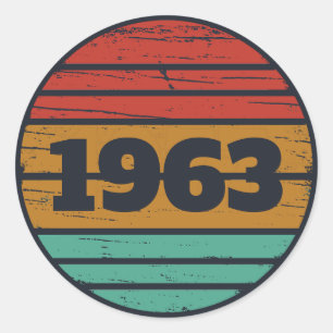 Adesivo Redondo Presentes de aniversário personalizados