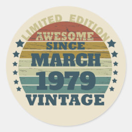 Adesivo Redondo Presentes de aniversário personalizados