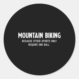 Adesivo Redondo Presentes De Bicicleta De Montanha Para Homens Pre