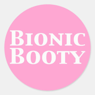 Adesivo Redondo Presentes de Booty Bionic