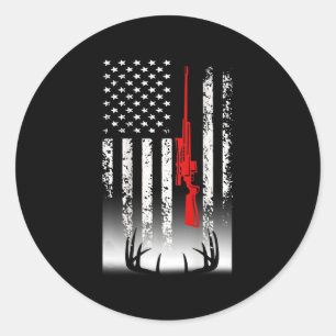 Adesivo Redondo Presentes de caçadores de veados