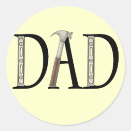 Adesivo Redondo Presentes de carpinteiro