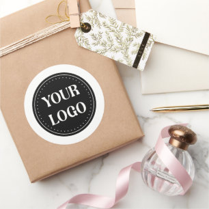 Adesivo Redondo Presentes de Casamento Personalizados, Elegantes e