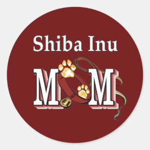Adesivo Redondo Presentes de MMA Shiba Inu