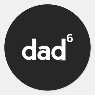 Adesivo Redondo Presentes De pai Para Pai De Pai De 6 Mães Dias de