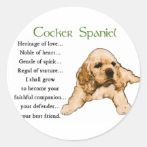 Presentes do Cocker Spaniel